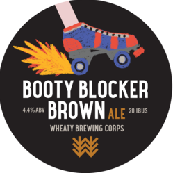 Booty Blocker Brown Decal